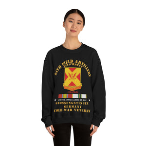 Unisex Heavy Blend Crewneck Sweatshirt - 84th Field Artillery Det - Grossengstingien - GE w COLD SVC