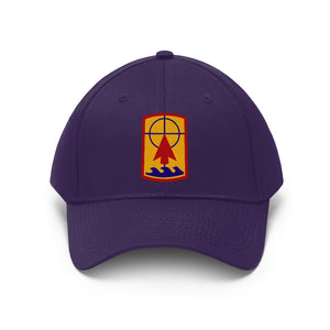 Unisex Twill Hat - 57th Artillery Brigade - Shoulder Sleeve Insignia (SSI) without Text - Direct to Garment (DTG) Printed