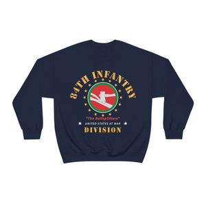 Unisex Heavy Blend Crewneck Sweatshirt - Army - 84th Infantry Division - The Railsplitters wo DS X 300