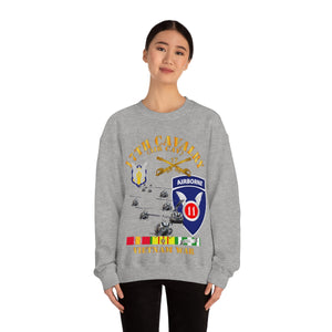 Unisex Heavy Blend Crewneck Sweatshirt - Army - 17th Cavalry (Air CAv) - 11th Airborne Division w SVC