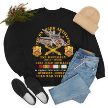 Load image into Gallery viewer, Unisex Heavy Blend Crewneck Sweatshirt - Army - 2nd Bn 83rd Artillery w M110 - Budingen Germany w COLD SVC
