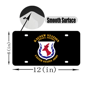 [Made in USA] Custom Aluminum Automotive License Plate 12" x 6" - Army - Kagnew Station - Asmara, Eritrea