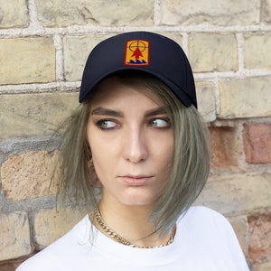 Unisex Twill Hat - 57th Artillery Brigade - Shoulder Sleeve Insignia (SSI) without Text - Direct to Garment (DTG) Printed