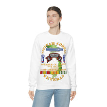 Load image into Gallery viewer, Unisex Heavy Blend Crewneck Sweatshirt - Army - Vietnam Combat Vet - N Co 75th Infantry (Ranger) - 173rd Airborne Bde SSI
