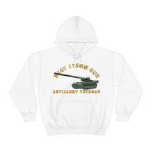 Load image into Gallery viewer, Unisex Heavy Blend™ Hooded Sweatshirt - Army - M107 - 175mm Gun - Artillery Veteran
