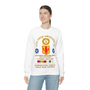 Unisex Heavy Blend Crewneck Sweatshirt - Army - 41st FA Group - Babenhausen, Germany w COLD SVC