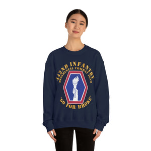 Unisex Heavy Blend Crewneck Sweatshirt - Army - 442nd Infantry Regimental Combat Team X 300