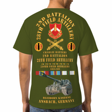 Load image into Gallery viewer, All Over Print Charlie Battery, 2nd Battalion, 28th Field Artillery, Ansbach FRGT-Shirt
