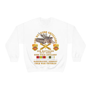 Unisex Heavy Blend Crewneck Sweatshirt - Army - 2nd Bn 83rd Artillery w M110 - Babenhausen Germany w COLD SVC