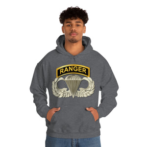 Unisex Heavy Blend Hooded Sweatshirt - SOF - Airborne Badge - Ranger Tab