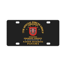 Load image into Gallery viewer, SOF - 7th SFG - Opn Promote Liberty Classic License Plate
