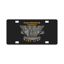 Load image into Gallery viewer, Army - Paratrooper - Airborne - Ramp Jump Classic License Plate
