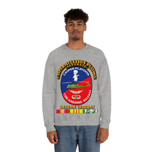 Unisex Heavy Blend Crewneck Sweatshirt - Army - Casper Aviation Platoon - Vietnam Veteran - w Txt