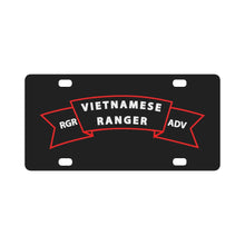 Load image into Gallery viewer, SOF - SSI - Vietnamese Ranger Advisor Scroll X 300 Classic License Plate
