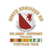 Load image into Gallery viewer, Kiss-Cut Stickers - Army - 809th Engineer Bn - Thailand w VN SVC X 300
