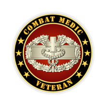 Load image into Gallery viewer, Kiss-Cut Stickers - Army - Combat Medic Veteran
