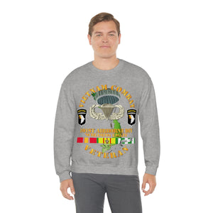 Unisex Heavy Blend Crewneck Sweatshirt - Vietnam Combat Veteran w 101st Airborne Div SSI V1