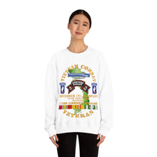 Load image into Gallery viewer, Unisex Heavy Blend Crewneck Sweatshirt - Army - Vietnam Combat Vet - N Co 75th Infantry (Ranger) - 173rd Airborne Bde SSI
