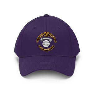 Unisex Twill Hat - Navy - Rate - Navy Interior Communications Electrician - Direct to Garment (DTG) - Printed