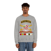 Load image into Gallery viewer, Unisex Heavy Blend Crewneck Sweatshirt -  Army - 8th Field Artillery w Br - Ribbon COLD WAR Vet Tab
