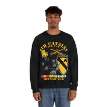 Load image into Gallery viewer, Unisex Heavy Blend Crewneck Sweatshirt - Army - 9th Cavalry (Air Cav) - 1st Cav Division w SVC
