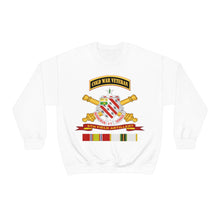 Load image into Gallery viewer, Unisex Heavy Blend Crewneck Sweatshirt -  Army - 8th Field Artillery w Br - Ribbon COLD WAR Vet Tab
