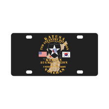 Load image into Gallery viewer, Army - KATUSA - 2nd ID w Korea Map Classic License Plate
