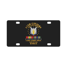 Load image into Gallery viewer, Army - 5th Squadron 17th Cavalry - Air Cav - Camp Gary Owen Korea w KDSM SVC Classic License Plate
