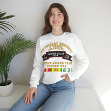 Load image into Gallery viewer, Unisex Heavy Blend Crewneck Sweatshirt - Army - F Troop, 4th Cavalry, Hunter Killer Team, Vietnam War with Vietnam Service Ribbons
