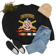 Load image into Gallery viewer, Unisex Heavy Blend Crewneck Sweatshirt -  Army - 8th Field Artillery w Br - Ribbon COLD WAR Vet Tab
