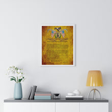 Load image into Gallery viewer, Premium Framed Vertical Poster - Emancipation Proclamation - January 1, 1863
