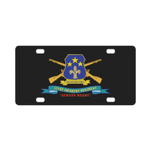 Load image into Gallery viewer, Army - 351st Infantry Regiment -Always Ready w Br - Ribbon X 300 Classic License Plate
