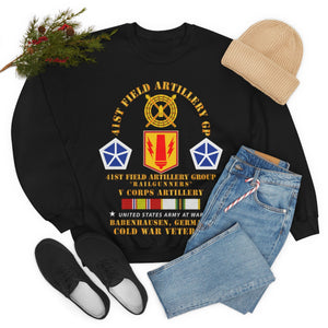 Unisex Heavy Blend Crewneck Sweatshirt - Army - 41st FA Group - Babenhausen, Germany w COLD SVC