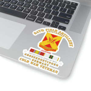 Kiss-Cut Stickers - 84th Field Artillery Det - Grossengstingien - GE w COLD SVC