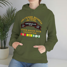 Load image into Gallery viewer, Unisex Heavy Blend Hooded Sweatshirt -  Army - F Troop 4th Cav - Hunter Killer w Vietnam War SVC
