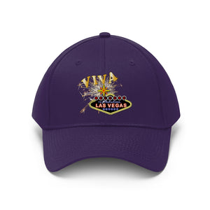 Twill Hat - Viva - Las Vegas - City - Hat - Direct to Garment (DTG) - Printed