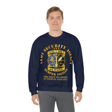 Load image into Gallery viewer, Unisex Heavy Blend Crewneck Sweatshirt - Army Security Agency - DUI - Always Vigilante
