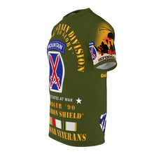 Load image into Gallery viewer, AOP - Army - 10th Mountain Division - Climb to Glory - REFORGER 90, Centurion Shield  - Cold War Service Ribbons - Military Green
