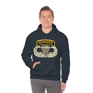 Unisex Heavy Blend Hooded Sweatshirt - SOF - Airborne Badge - Ranger Tab