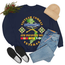 Load image into Gallery viewer, Unisex Heavy Blend Crewneck Sweatshirt - Vietnam Combat Infantry Veteran w 4th Inf Div SSI V1
