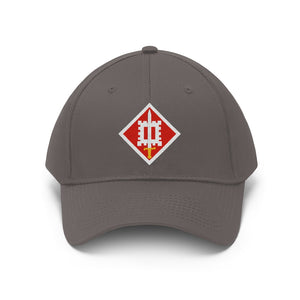 Twill Hat - Army - 18th Engineer Brigade  - Vietnam War wo Txt - Hat - Direct to Garment (DTG) - Printed