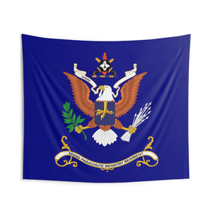 Indoor Wall Tapestries - 502nd Parachute Infantry Regiment - STRIKE - Regimental Colors Tapestry