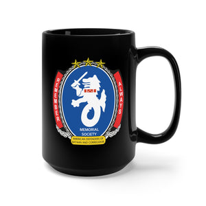 Black Mug 15oz - American Defenders Of Bataan Corregidor - Ms Logo