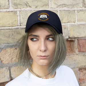 Unisex Twill Hat - Navy - Rate - Mess Management Specialist - Direct to Garment (DTG) - Printed