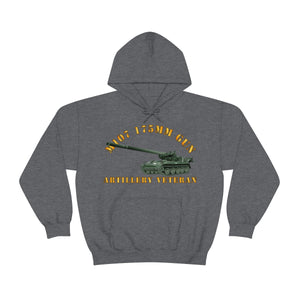 Unisex Heavy Blend™ Hooded Sweatshirt - Army - M107 - 175mm Gun - Artillery Veteran