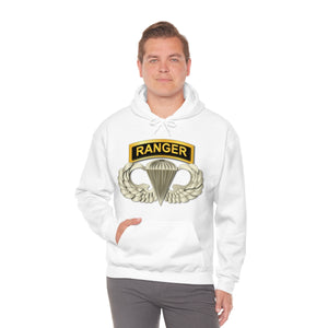 Unisex Heavy Blend Hooded Sweatshirt - SOF - Airborne Badge - Ranger Tab