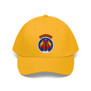 Twill Hat - Army - 56th Artillery Command with Pershing Tab - Hat - Direct to Garment (DTG) - Printed