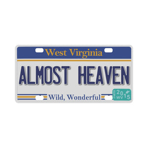 Govt - License - WV - Almost Heaven Classic License Plate