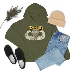 Unisex Heavy Blend Hooded Sweatshirt - SOF - Airborne Badge - Ranger Tab