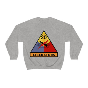 Unisex Heavy Blend Crewneck Sweatshirt -  Army - 20th Armored Division - Liberators wo Txt